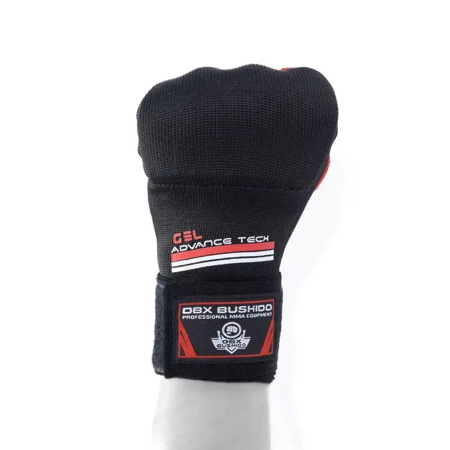 Rękawice żelowe, wewnętrzne - M | Czerwone | DBX Bushido