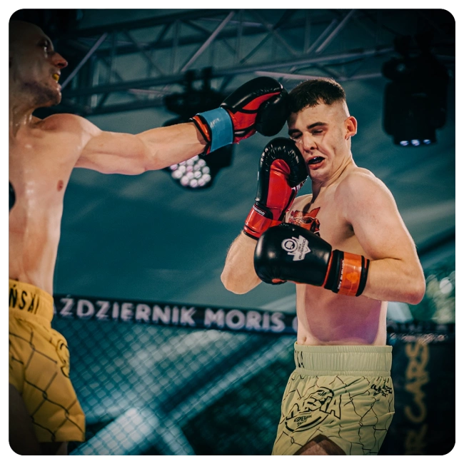 Rękawice bokserskie 16oz - Classic Red - seria Origin | DBX Bushido