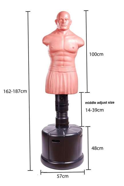 Manekin bokserski treningowy BOB Żelowy Worek stojący 187 cm do 150 kg