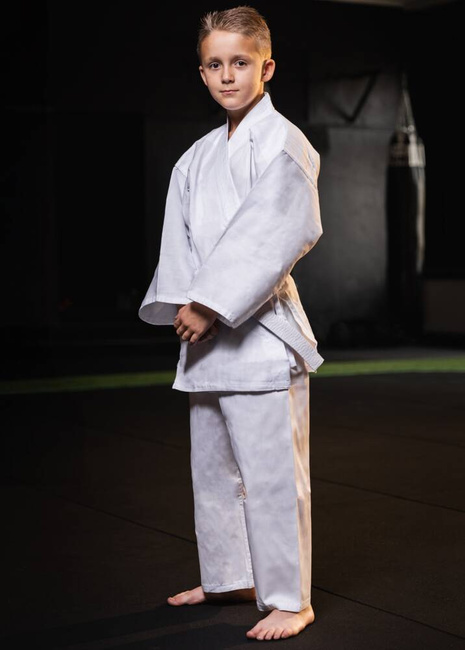 Kimono do karate dla dziecka + PAS Gratis - DBX BUSHIDO ARK-3102 150 cm