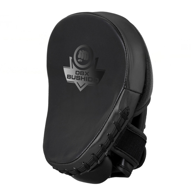 Mini Łapy trenera ze skóry naturalnej | Black Leather | Zestaw 2 sztuk | DBX Bushido