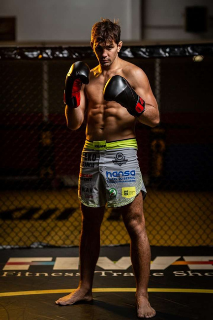 Rękawice do Kickboxingu | Muay Thai "HAMMER - RED"  16 oz