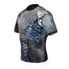 Rashguard krótki "Bones" Koszulka kompresyjna MMA, BJJ, DBX BUSHIDO R-118H M