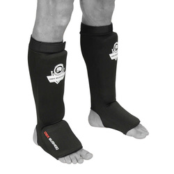 Elastyczne ochraniacze na piszczele S - Shinrage Black | DBX Bushido