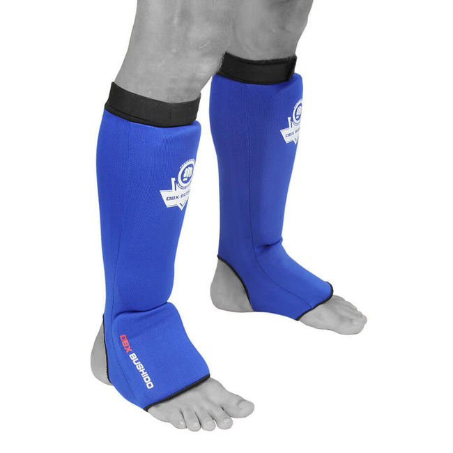 OFERTA SPECJALNA! PRZECZYTAJ OPIS! - Elastyczne ochraniacze na piszczele M - Shinrage Blue
