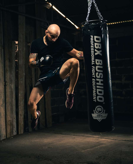 Worek bokserski - SBRX Black - 130 cm / 60 kg | DBX Bushido