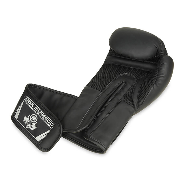 Rękawice bokserskie treningowe Czarny Mat z systemem Active Clima "BLACK MASTER"  14oz
