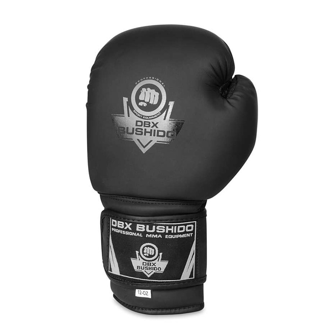 Rękawice bokserskie treningowe Czarny Mat z systemem Active Clima "BLACK MASTER"  14oz