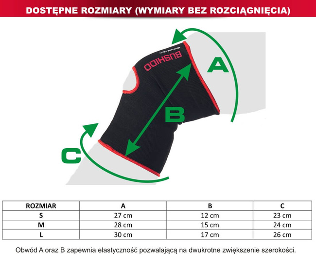ELASTYCZNE ŚCIĄGACZE  -  STABILIZATORY KOLANA S | DBX Bushido