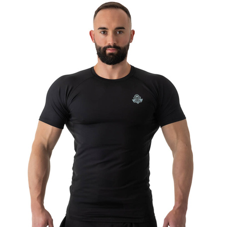 Rashguard krótki rękaw czarny BlackRS - L