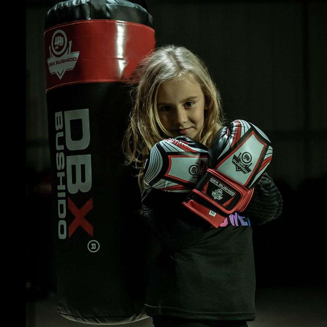 Rękawice bokserskie 6oz dla dzieci - Junior Red | DBX Bushido