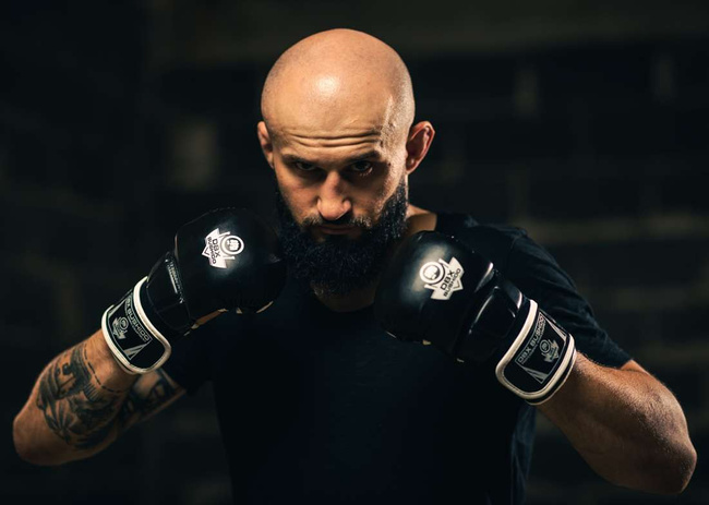 Rękawice MMA sparingowe M - Phantom White - Valor Series | DBX Bushido