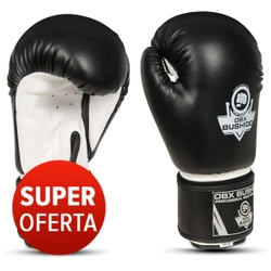 OFERTA SPECJALNA! PRZECZYTAJ OPIS! - Rękawice Bokserskie Sparingowe Czarno-Białe ARB-407a 10 OZ