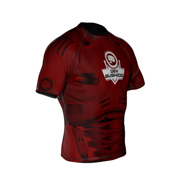 The "Cyborg" Rashguard compression shirt is made of DBX MORE DRY L material