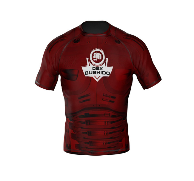 The "Cyborg" Rashguard compression shirt is made of DBX MORE DRY L material