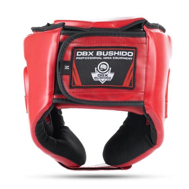 Kask Bokserski Turniejowy CZERWONY