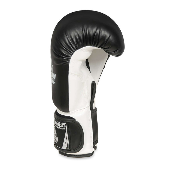 Rękawice Bokserskie Sparingowe Czarno-Białe Classic White 6 OZ 