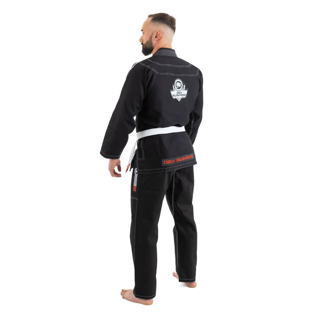  OFERTA SPECJALNA! PRZECZYTAJ OPIS! - Kimono / GI do treningu BJJ - Czarne DBX ELITE A3 + PAS