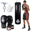 140 cm / 40 kg - Zestaw bokserski GymPro140c - worek treningowy + rękawice boskerskie + mocowanie + owijki  | DBX Bushido
