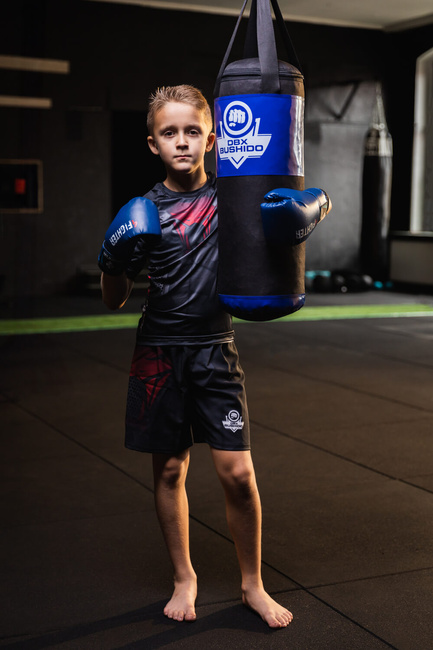 Zestaw bokserski dla dzieci - Kids 60 niebieski  | DBX Bushido