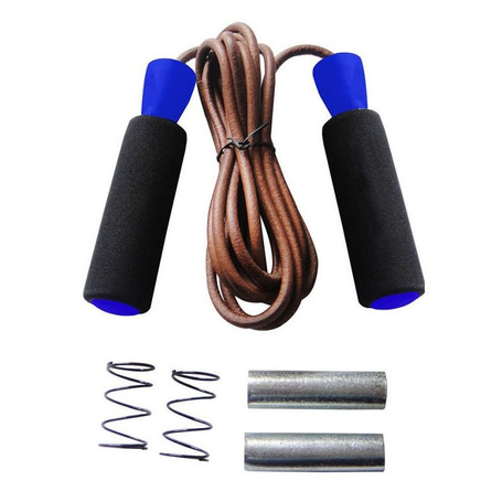 SKAKANKA Z OBCIĄŻNIKAMI - SKÓRZANA LINKA - HMS SK17