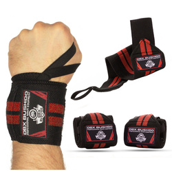 Elastyczne usztywniacze / ściągacze nadgarstka | Black/Red | DBX Bushido