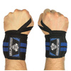 Elastyczne usztywniacze / ściągacze nadgarstka | Black/Blue | DBX Bushido