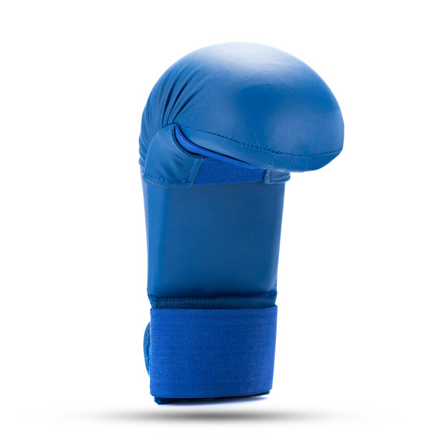 Rękawice do karate WKF - napięstniki niebieskie M