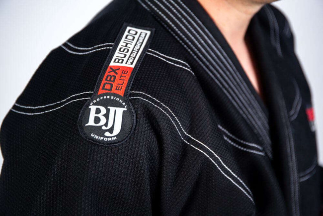  Kimono / GI do treningu BJJ - Czarne DBX ELITE A0 + PAS A0