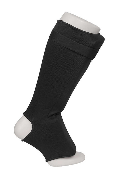 Ochraniacze elastyczne na piszczele i stopy - Taver - Czarne | M