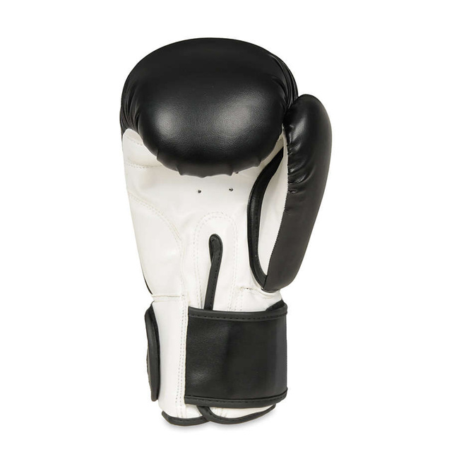  Rękawice Bokserskie Sparingowe Czarno-Białe Classic White 6 OZ 