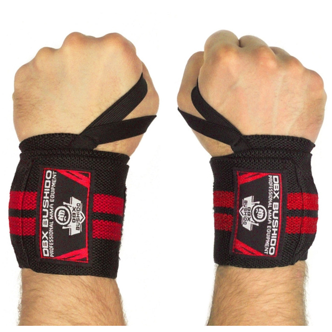 Elastyczne usztywniacze / ściągacze nadgarstka | Black/Red | DBX Bushido