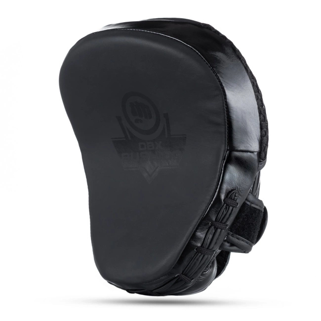 Mini Łapy trenera ze skóry naturalnej | Black Leather | Zestaw 2 sztuk | DBX Bushido