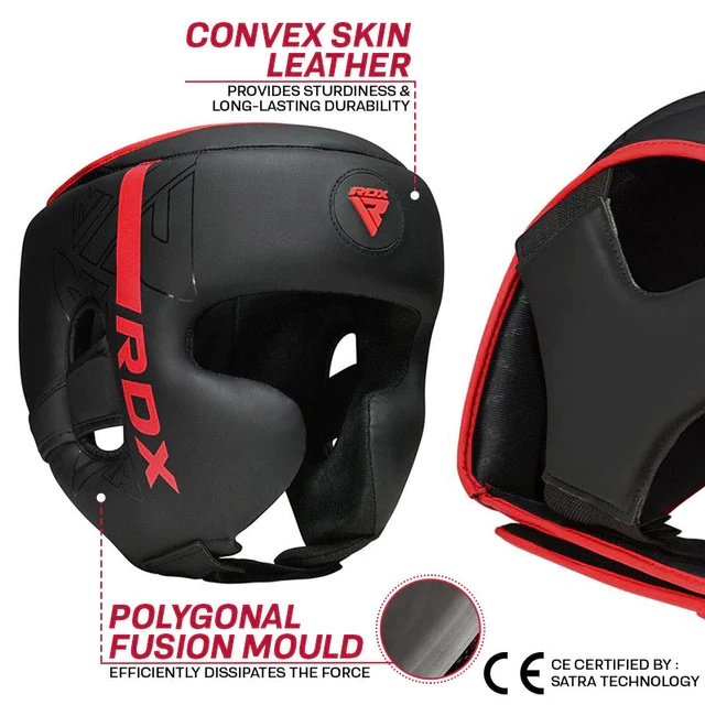 Kask bokserski sparingowy treningowy RDX F6MR M