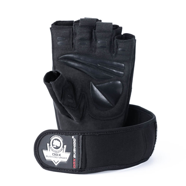 Rękawiczki na siłownię Czarne  DBX-WG-163 S