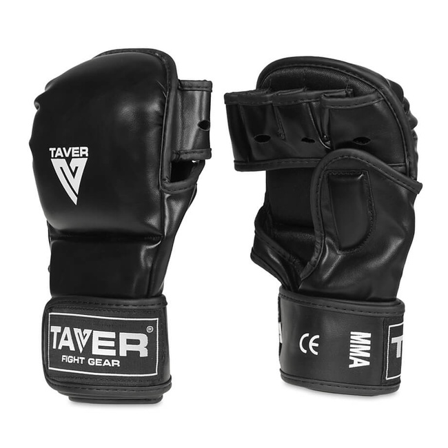 Rękawice MMA sparingowe M - Taver Black - Origin Series