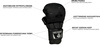 Rękawice MMA sparingowe XL - Black Master - Valor Series