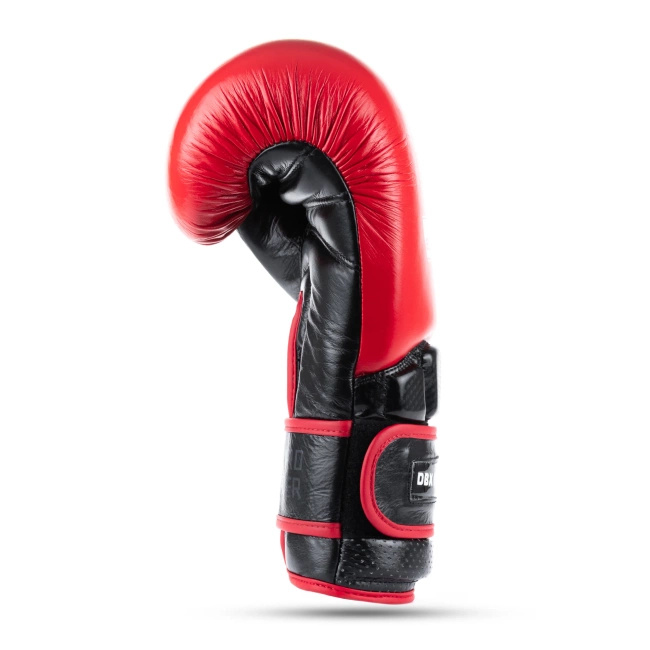 Rękawice bokserskie ze skóry naturalnej Warrior RED | DBX Bushido