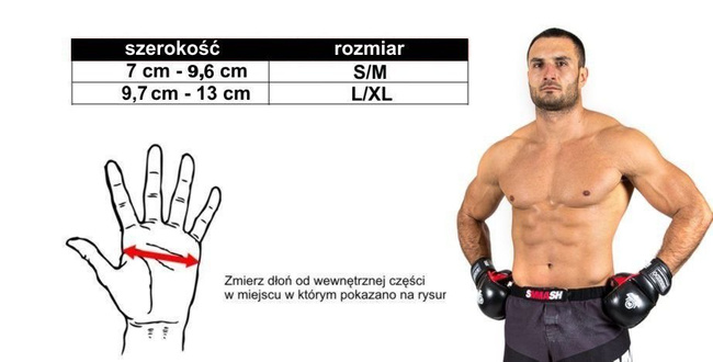 Rękawice MMA sparingowe S/M - Edge - Valor Series | DBX Bushido