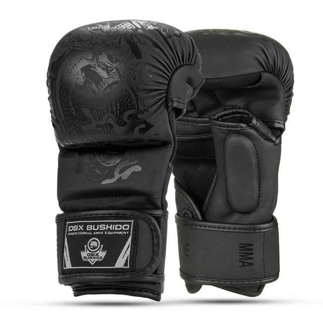 Rękawice MMA sparingowe M - Black Master - Valor Series
