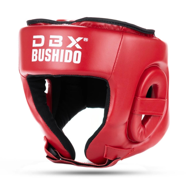 Kask Bokserski Turniejowy CZERWONY
