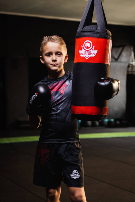 Zestaw bokserski dla dzieci - Kids 60 czerwony | DBX Bushido