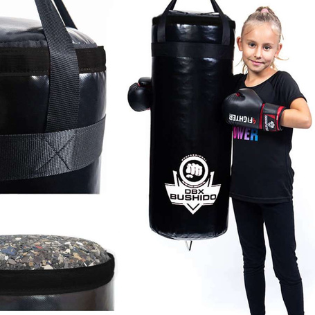 80 cm / 15 kg - Profesjonalny worek bokserski dla dzieci i młodzieży 80 cm x 30 cm