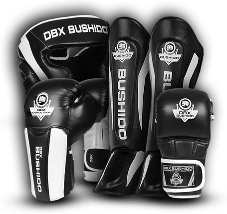 Kolekcja sprzętu MMA DBX BUSHIDO "WHITE PREDATOR "