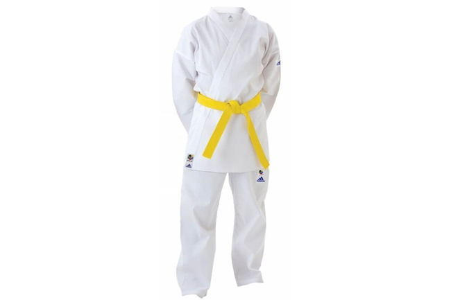 Kimono do Karate  - Karatega  Adidas WKF z białym pasem - 170 - 180 cm