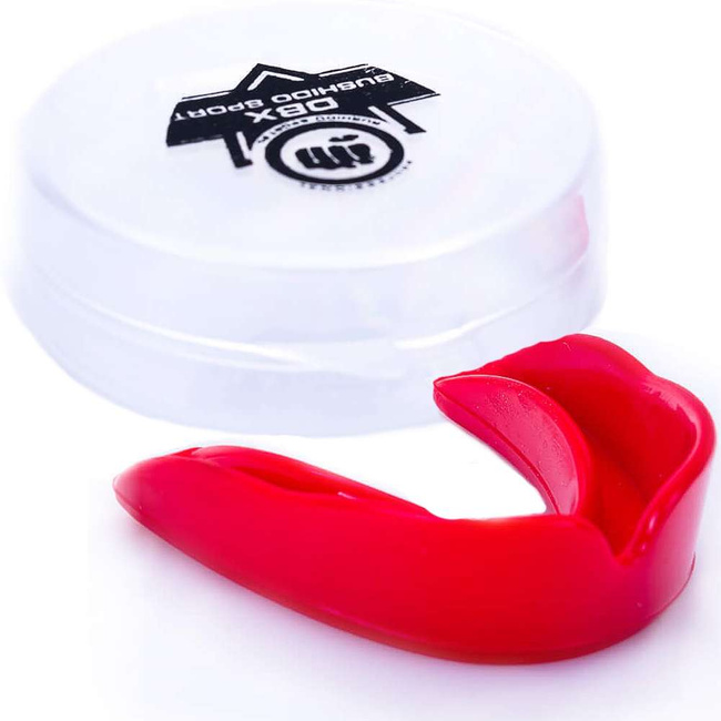 Ochraniacz szczęki - Ochraniacz na Zęby + Pudełko - Czerwone