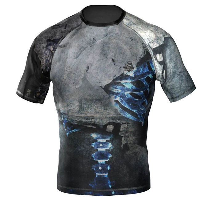 Rashguard krótki "Bones" Koszulka kompresyjna MMA, BJJ, DBX BUSHIDO R-118H XXL