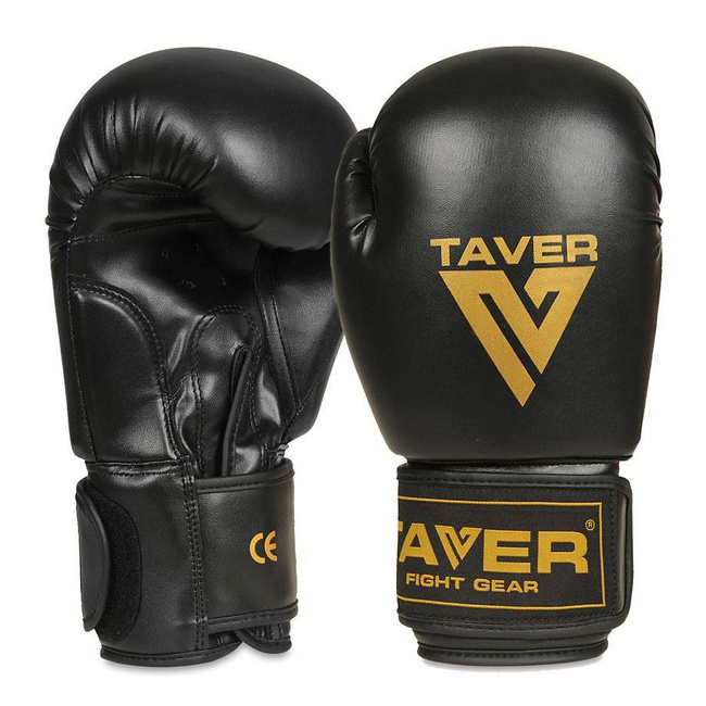 Rękawice bokserskie sparingowe TAVER Gold 12oz